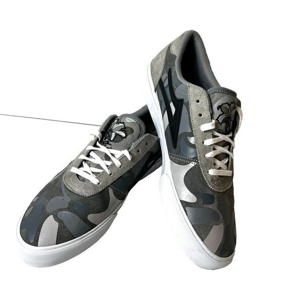 Lakai Stargazer Manchester Skate Shoes Sneakers Mens 10.5 Suede Gray Lace Up Low - Picture 3 of 11